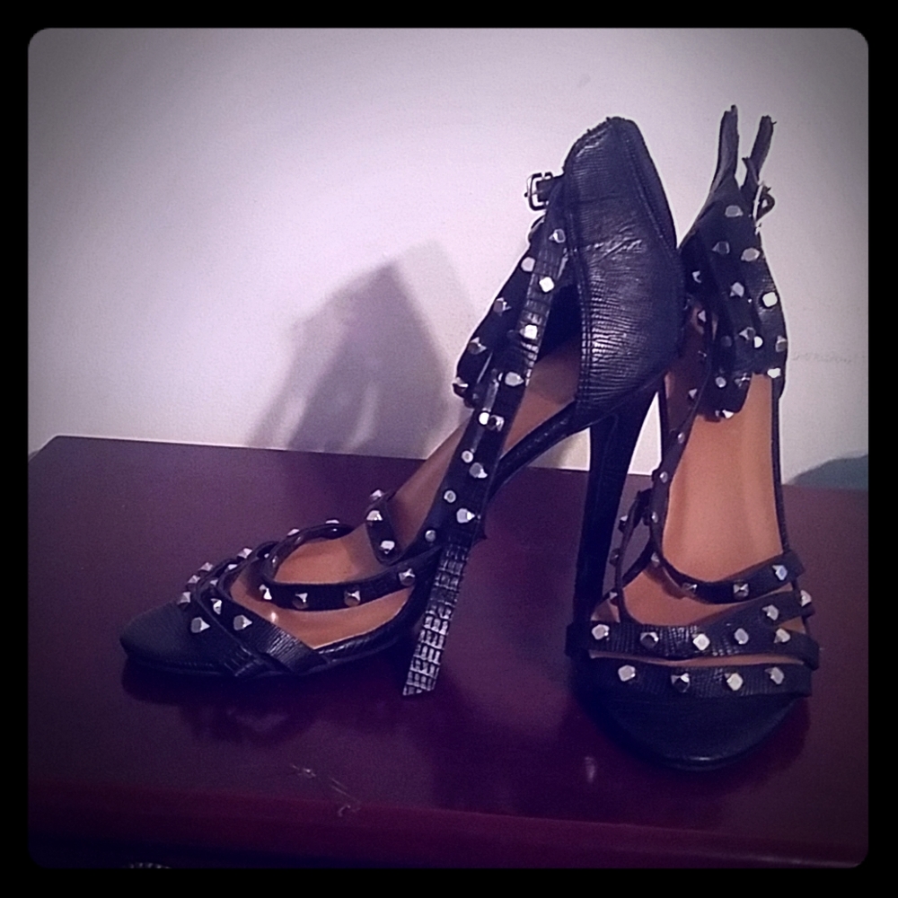 Strappy heels